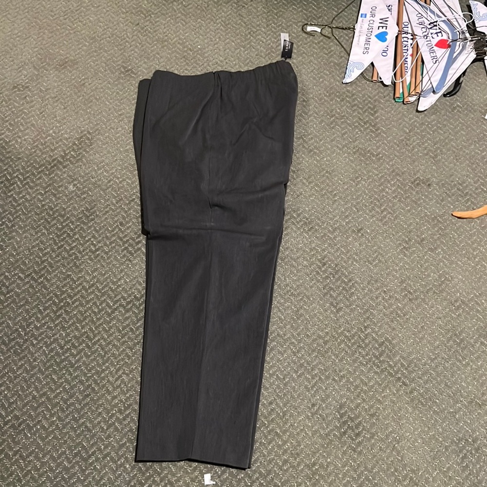 Talbots gray side zip pants 20w